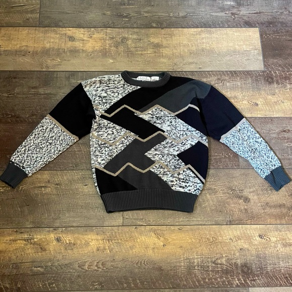 Vintage Club International By Tip Top Crew Neck Sweater - Men's M - Picture 2 of 4